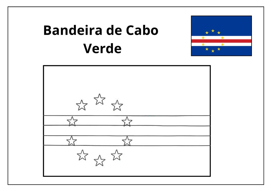 Bandeiras dos paises da copa do mundo 2026 para colorir para imprimir e colorir - imagem 14